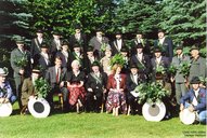 1988
Gruppenfoto des Vorstands, Hauptmann Willi Alban