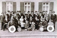 1956
Gruppenfoto des Vorstands, Hauptmann Karl Franz